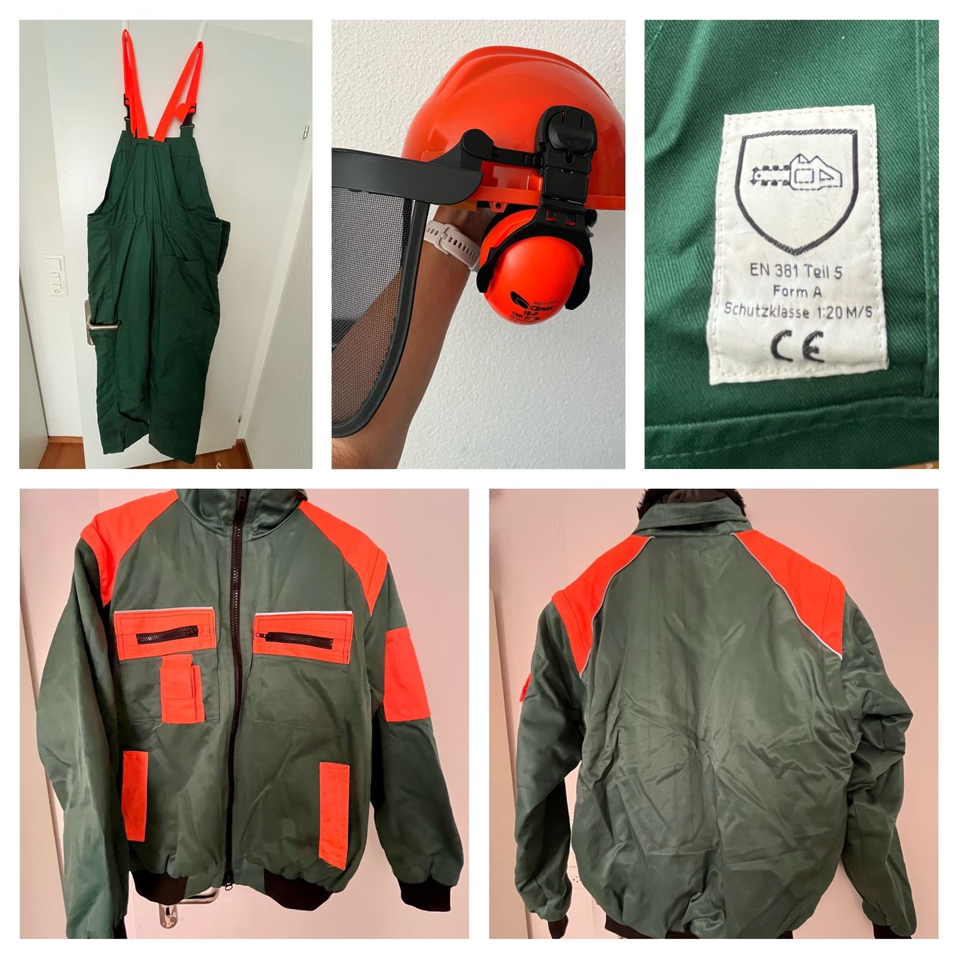 Vestes: Forstjacke/Schnittschutzhose/Helm – D'occasion à Illnau par machluceaus