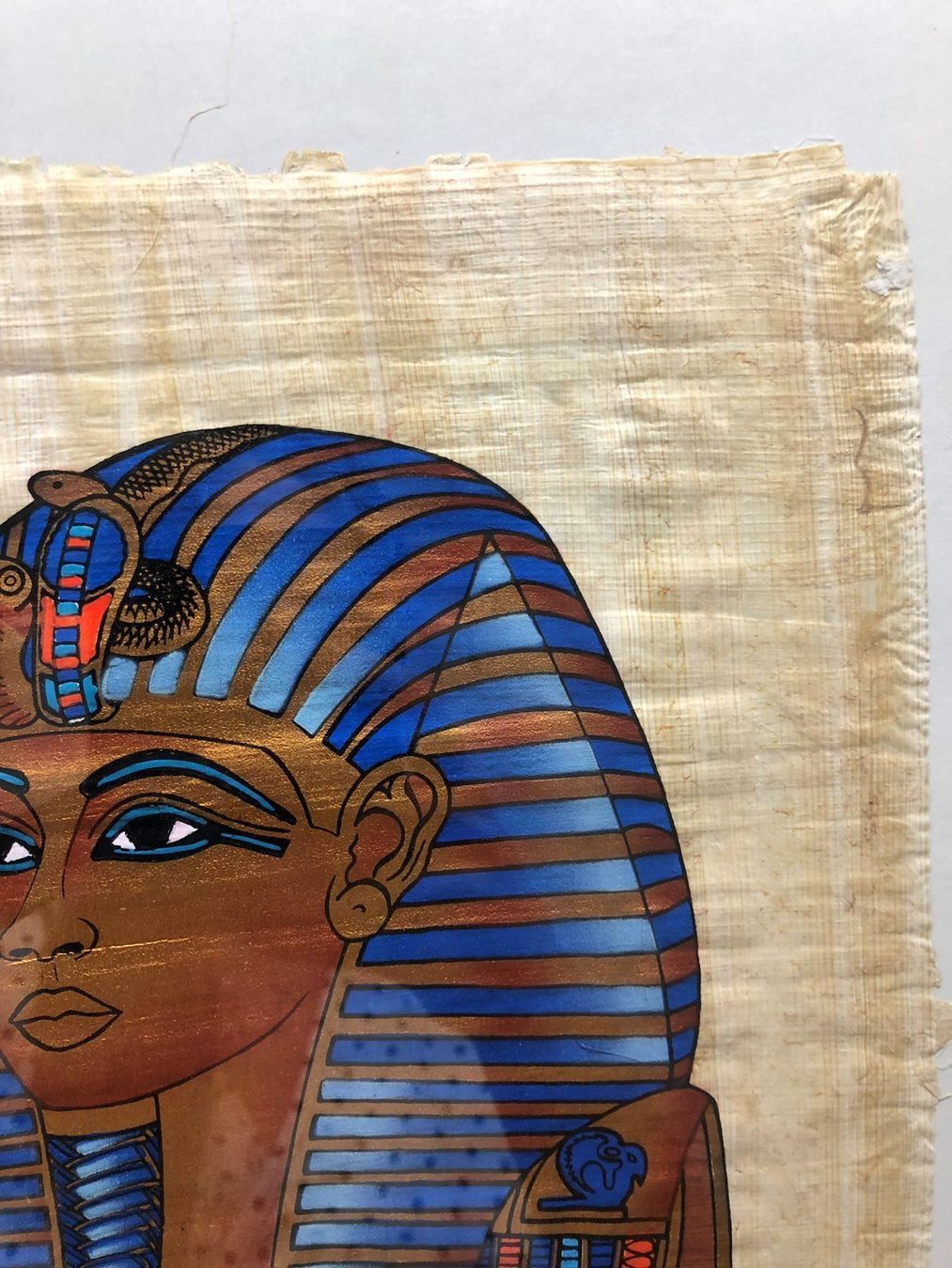 Poster & Bilder: Bild ägyptische Sphinx mit Goldrahmen – Gebraucht aus Biberist von swiss-made 1