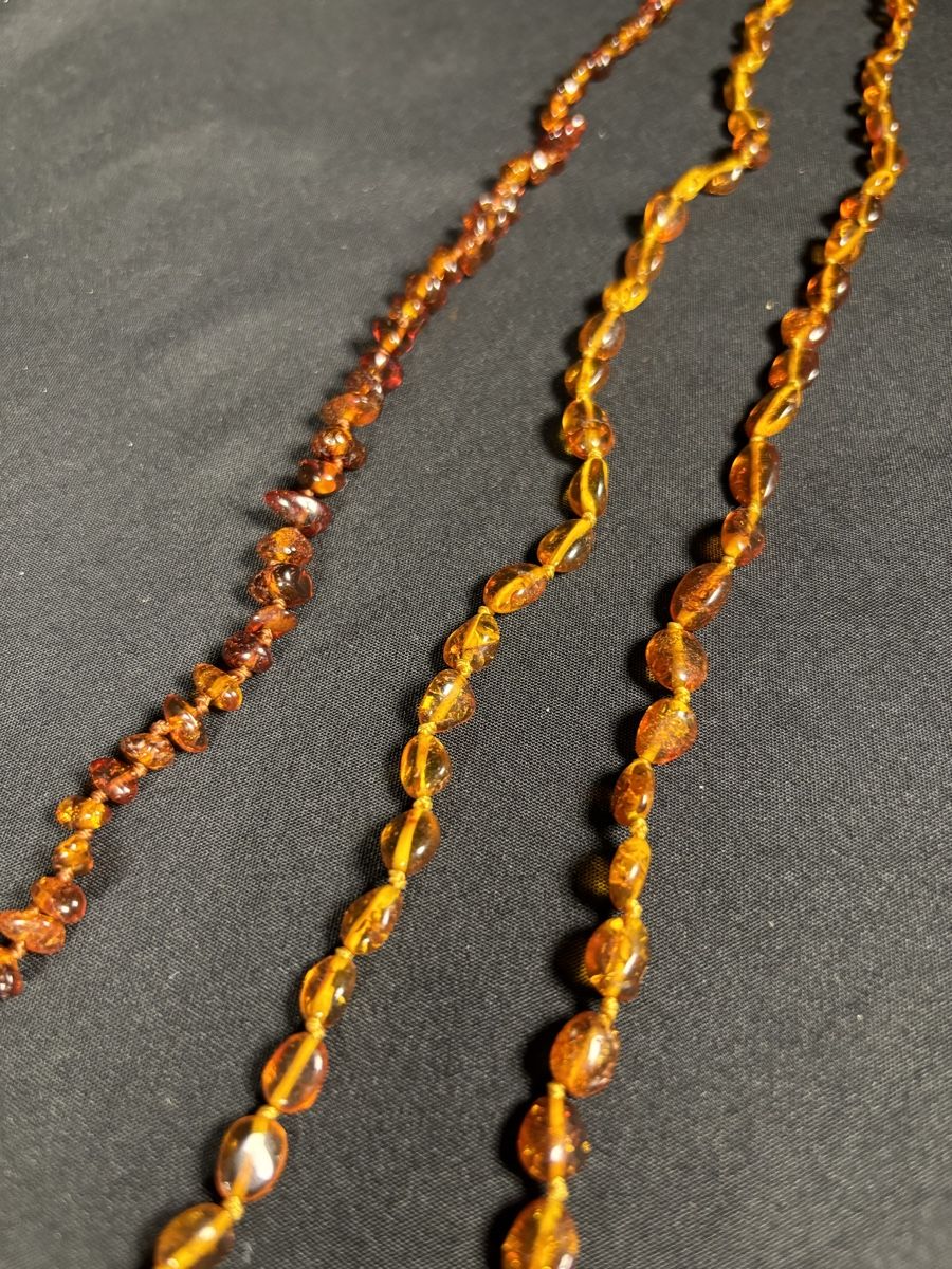 Catenine: Colliers en ambre véritable - env. 32cm - 5gr – Nuovo (secondo la descrizione) da Vessy venduto da _Callidus_