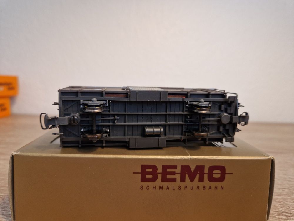 Bemo Modelleisenbahnen: Bemo 2250 175 Güterwagen RhB H0m – Gebraucht aus St-Aubin-Sauges von tantome 4