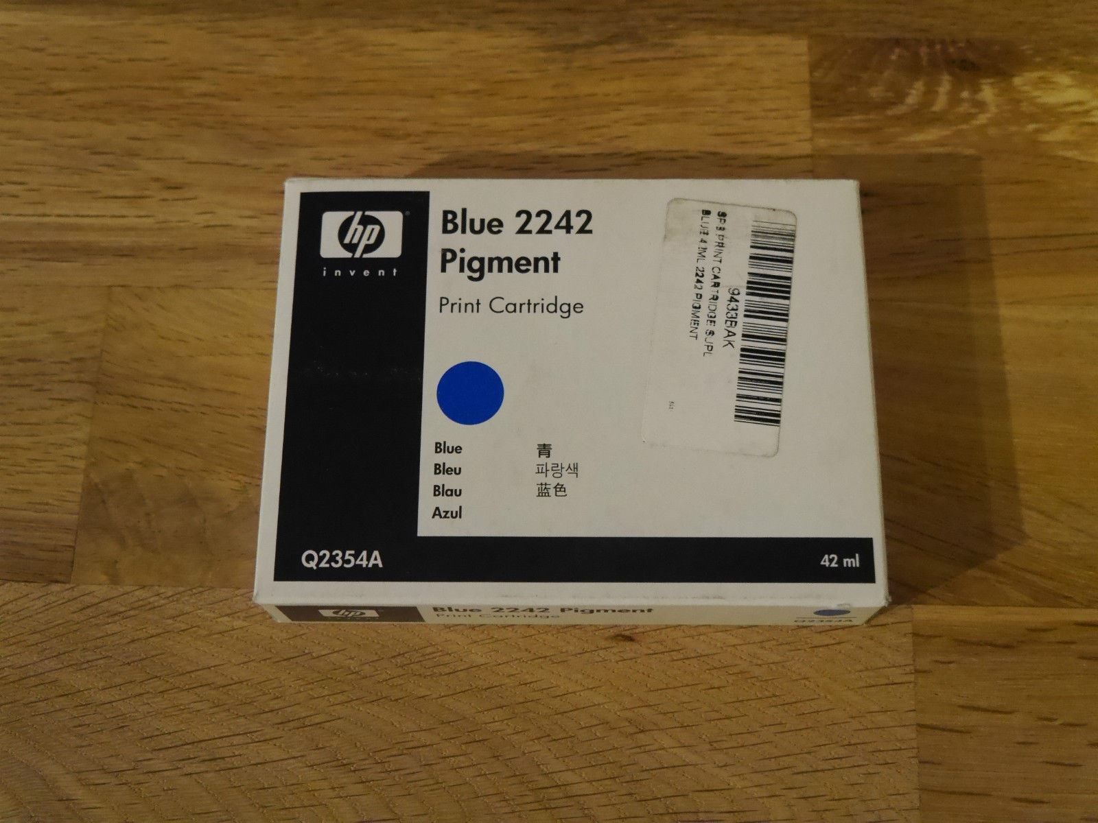 Hewlett Packard Druckerpatronen & Toner: HP 2242 Blue Pigment Tintenpatrone – Neu und originalverpackt aus Oensingen von CH-Techniker