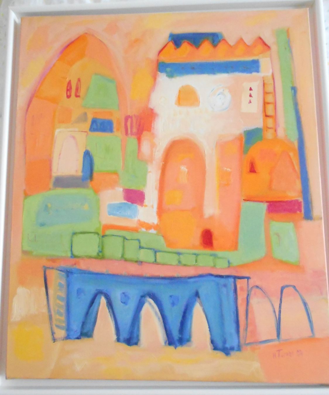 Dipinti: Neo Expressionismus Neal Turner "Rive Gauche Paris" – Usato da Dübendorf venduto da ArtExpression 8