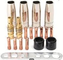 19-teiliges Schweisszubehör Set Kupfer-Düsen-Set