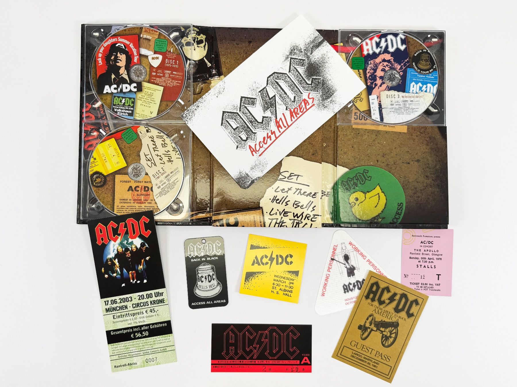 Tutti i DVDs: AC/DC - Plug Me In 3 DVD Collector's Edition Box Set – Usato da Winterthur venduto da Roli56 1