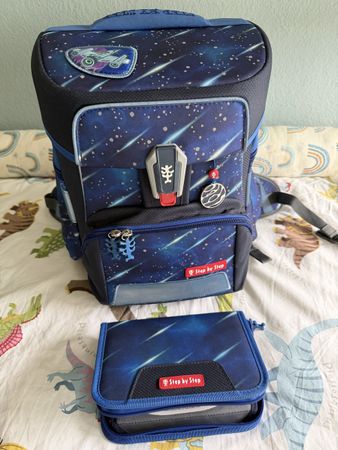 Step by Step Schulranzen Set mit Federmäppchen guter Zustand