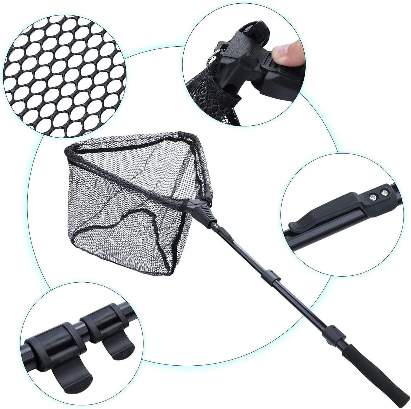 Canne da pesca: Teleskop-Fischkescher 112cm – Nuovo e nell'imballaggio originale da Châtelaine venduto da topshop.switzerland 3