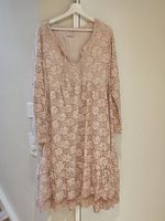 romantisches Kleid rosa mit Spitze 40/42/44