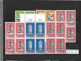 PP 1940 ** Viererbl. Kat: CHF 148.-