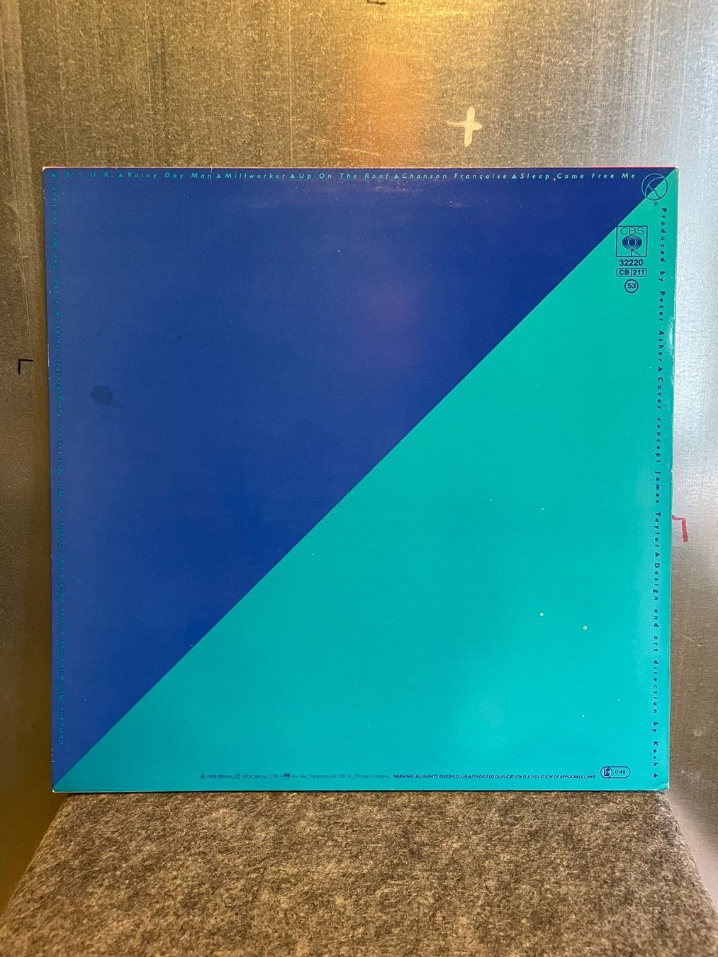 Dischi in vinile: James Taylor  – Flag VG++ / VG+ – Usato da Bern venduto da Perlweiss 1