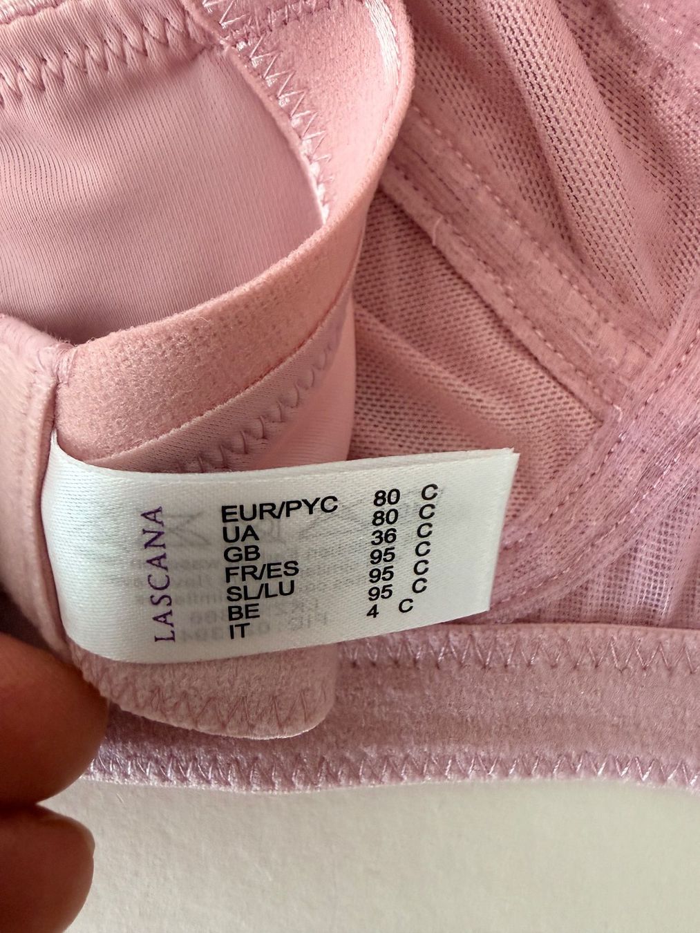 Lascana Altra biancheria intima: LASCANA, Soft-BH, Grösse 80C, Farbe Rosa – Nuovo e nell'imballaggio originale da Rudolfstetten venduto da gst_g7xl 8