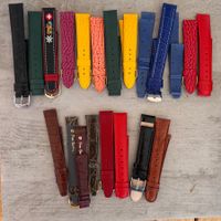 Konvolut von 20 Uhrenarmbändern 18mm + 16mm