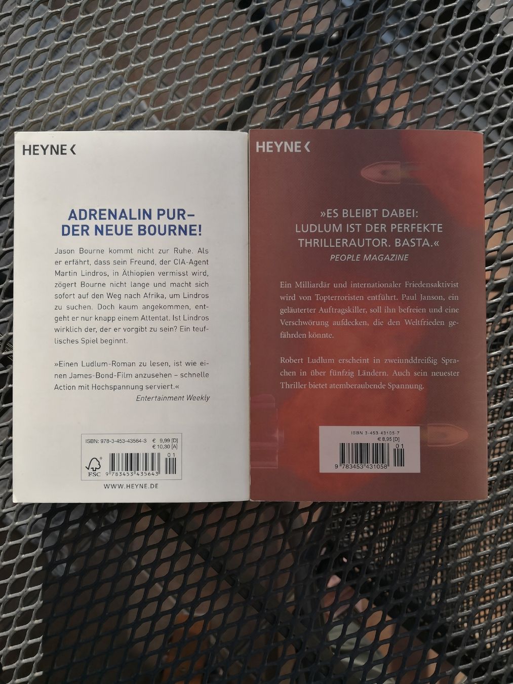 Libri: Robert Ludlum 2 Thriller – Usato da Berikon venduto da Truk56 1