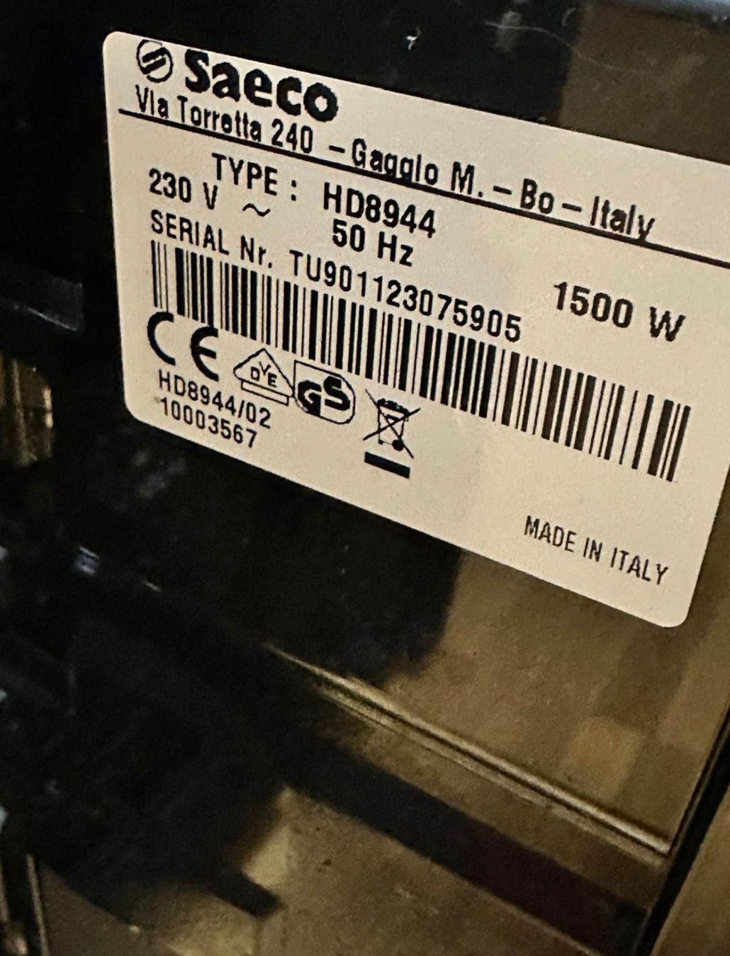Macchine per caffè & Macchine per espresso: saeco philips xelsis – Usato da Wetzikon venduto da mo7_nn6p 5
