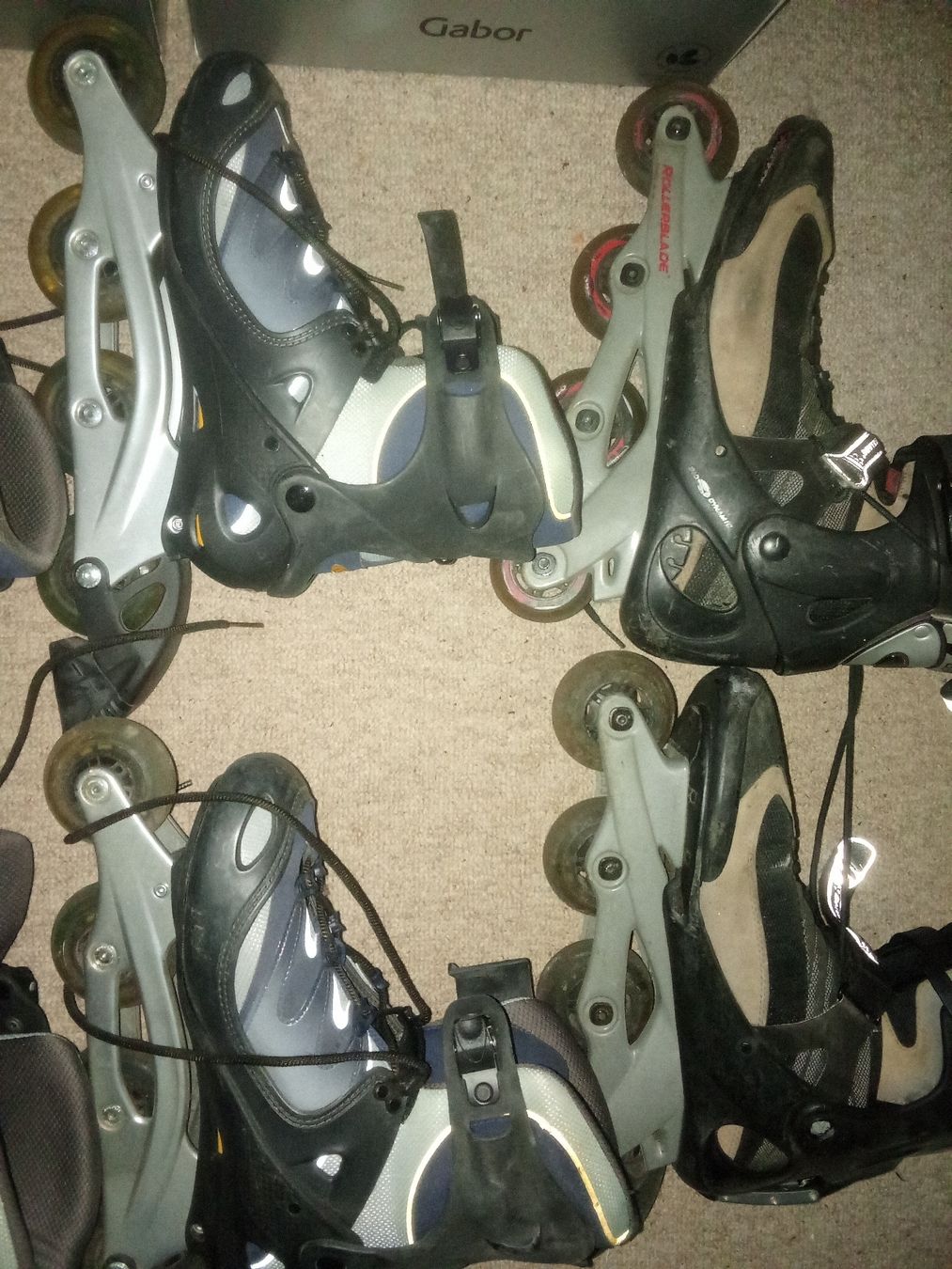 Pattini in linea & Pattini a rotelle: Inline Skates und Schutzausrüstung  – Usato da Turbenthal venduto da fatalbeauty 2