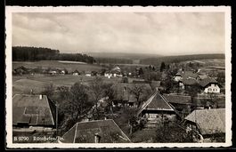 AK Rütschelen /Bn., Ortsansicht mit Blick in die Ferne