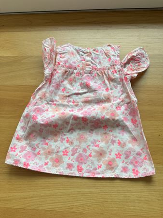 Kleid LC Waikiki Blumenmuster Rosa Grösse 128-8 Jahre