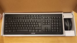 CHERRY STREAM Funk-Tastatur & Maus Set • CH-Layout • Neu