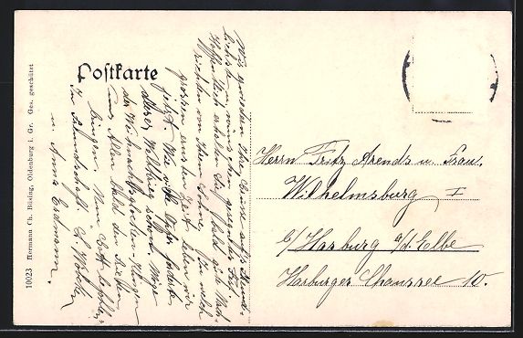 Cartoline postali: Grusskarten-AK Oldenburg / O., Elisabeth – Usato da Berlin venduto da bartko-reher 1