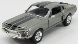 FORD SHELBY GT500 1968 GRAU/SCHWARZ 1:18 LUCKY