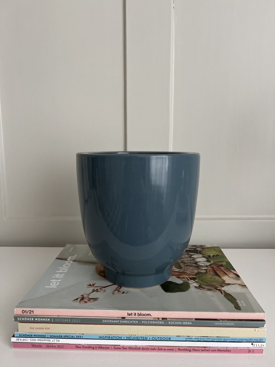 Vasi per fiori: Blumentopf blau – Usato da Winterthur venduto da lilly021