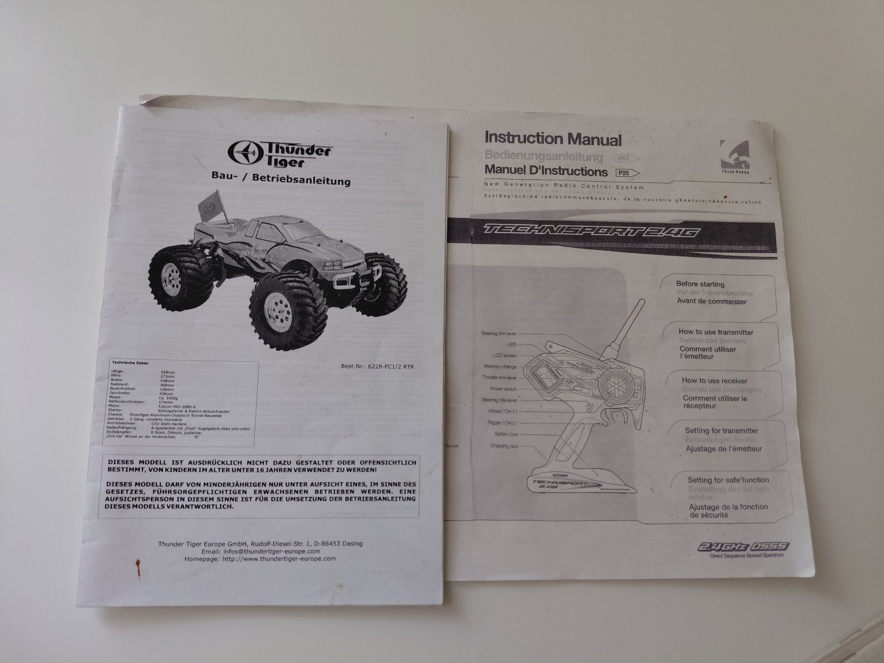 Thunder Tiger RC Modellbau: Thundertiger MTA4 S28 und S50 – Gebraucht aus Stein SG von Bergler12 7