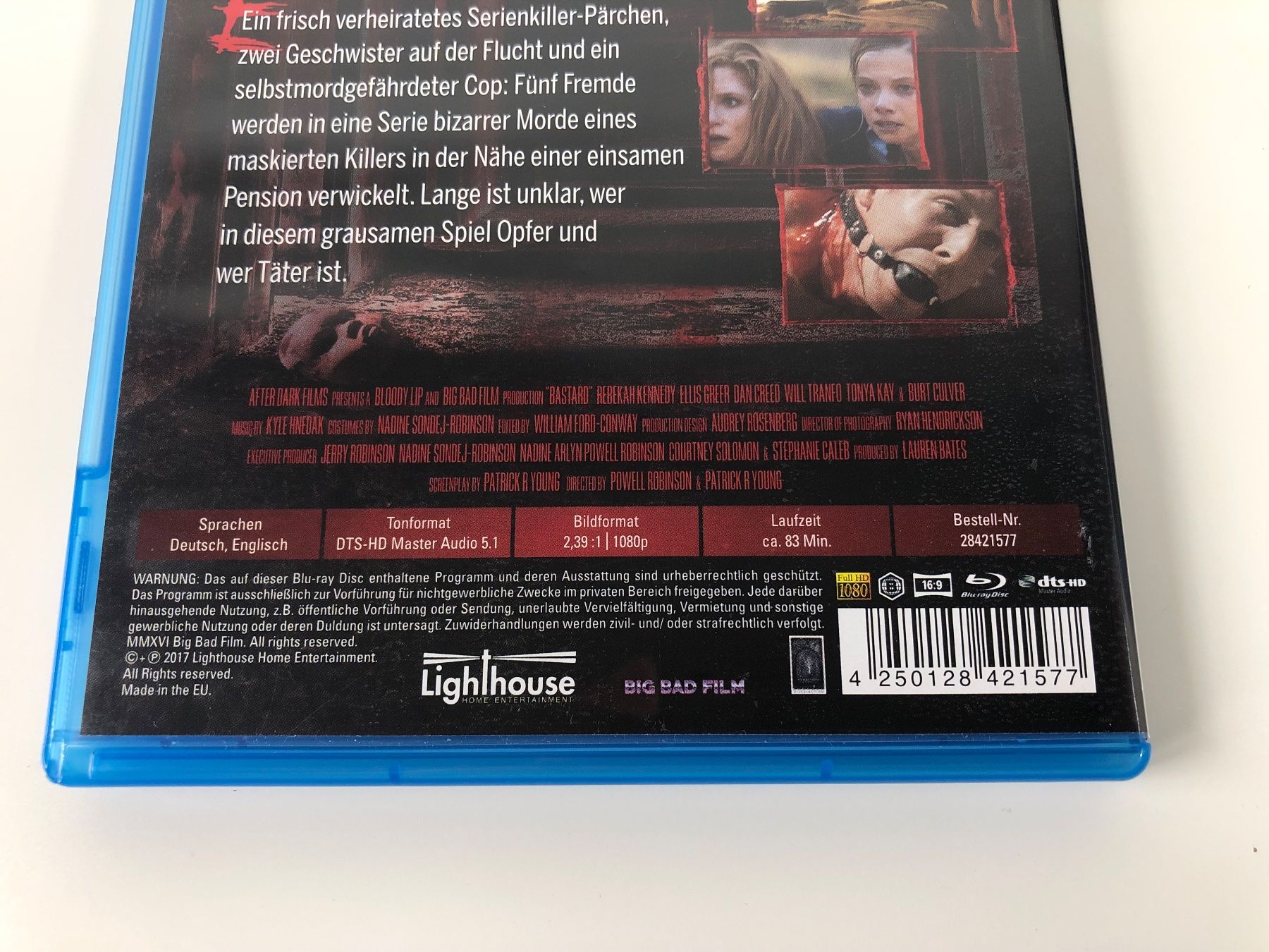 Tutti i DVDs: Bastard (2015) - Bluray – Usato da Bern venduto da McFlurry_88 2