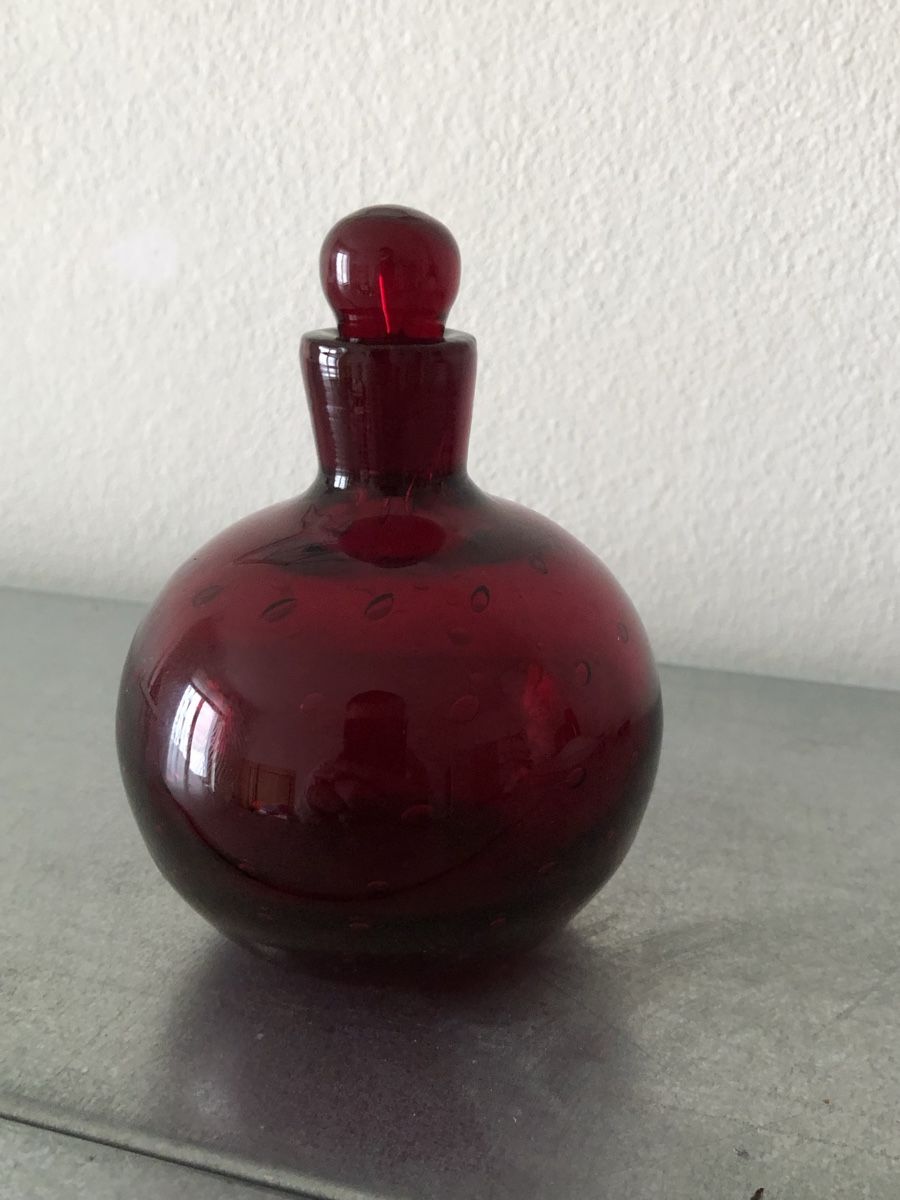 Flaconi: Midcentury Parfümflasche bubble Glas – Usato da Basel venduto da Amechan.