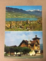 Sachseln Gasthaus Bahnhof am See Werbekarte