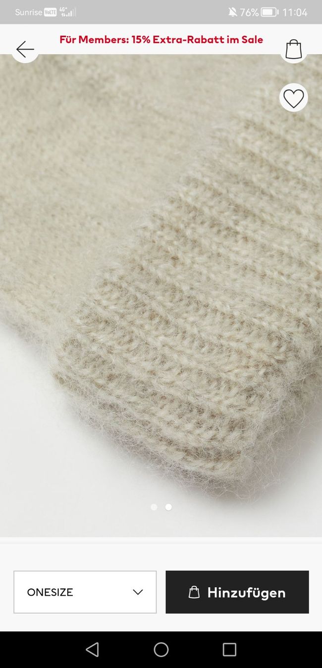 H&M Copricapi, berretti & cappellini: Winter hat warm H&M – Usato da Uster venduto da b4x_ric 1