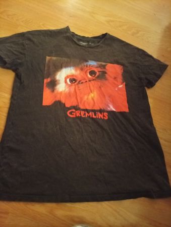T-Shirt Gremlins Motiv dunkel Grösse XS