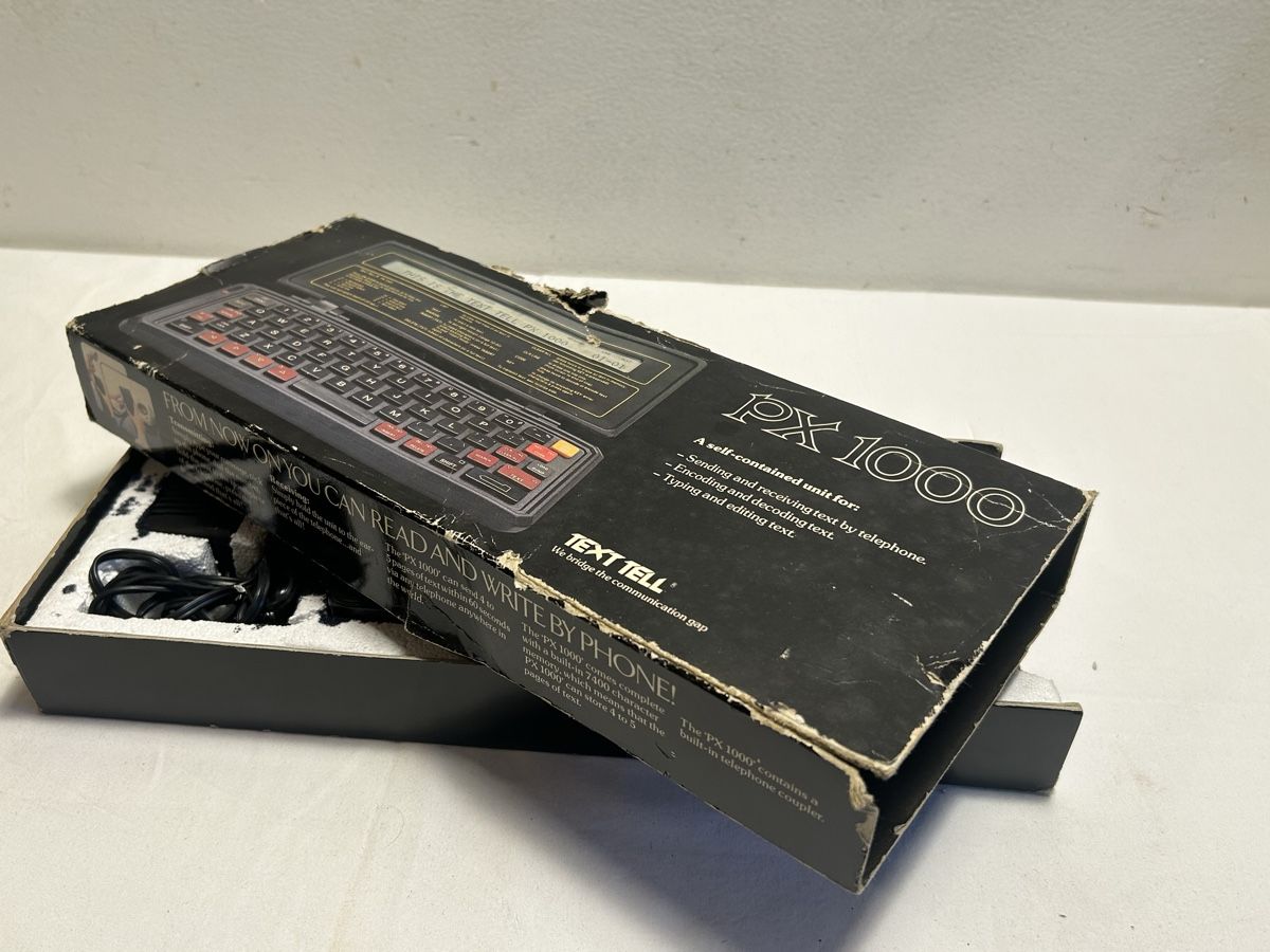PC: Text Tell PX 1000 – Usato da Geneve venduto da Fil1997 7