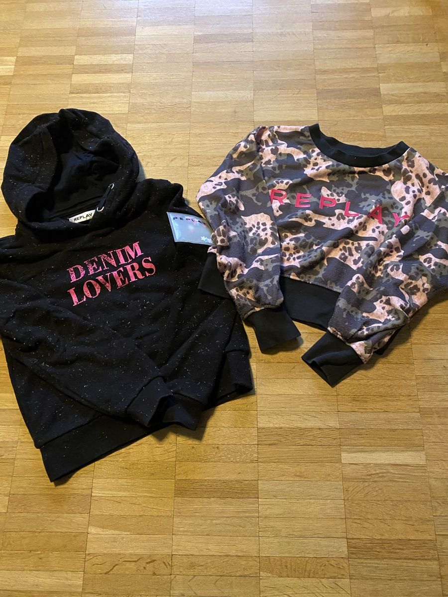 Replay Kleiderpakete & -sets: 2 Replay Pullover - Hoodie & Camouflage Print Gr. 140 – Gebraucht aus Zürich von sar_7s87