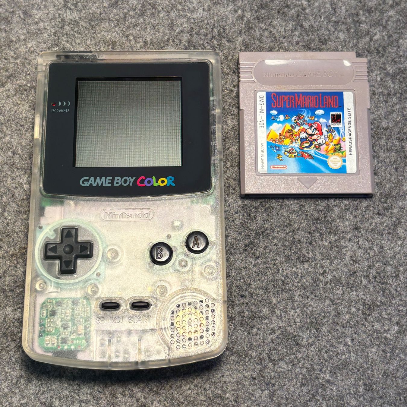 Nintendo Console: Gameboy Color Transparent + Supermario Land – Usato da Mollis venduto da GamingCorner