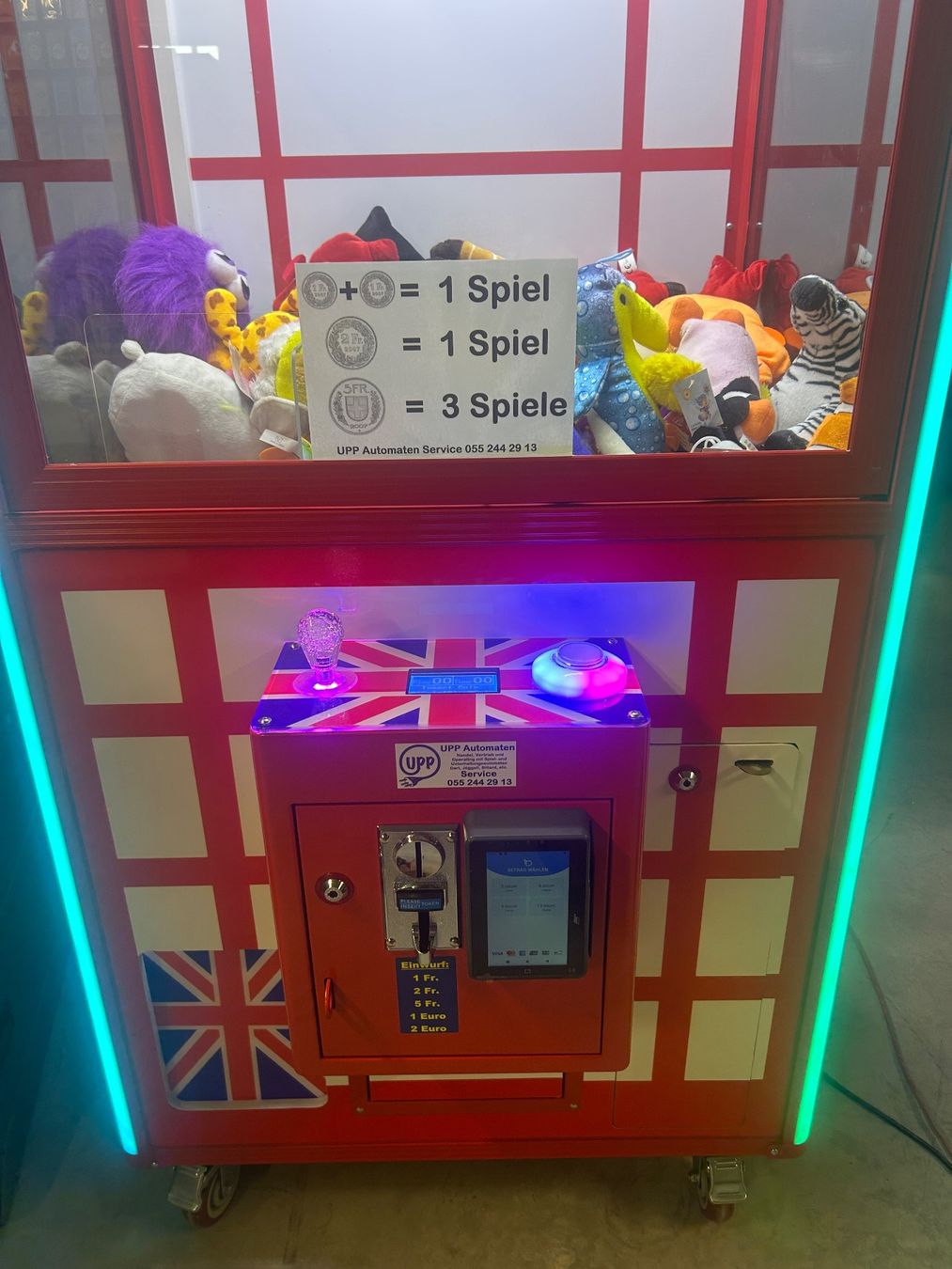 Slot Machine: Plüschtier greiffer mit Kartenterminal NEU – Nuovo e nell'imballaggio originale da Hombrechtikon venduto da SPS-Liquidationen 5
