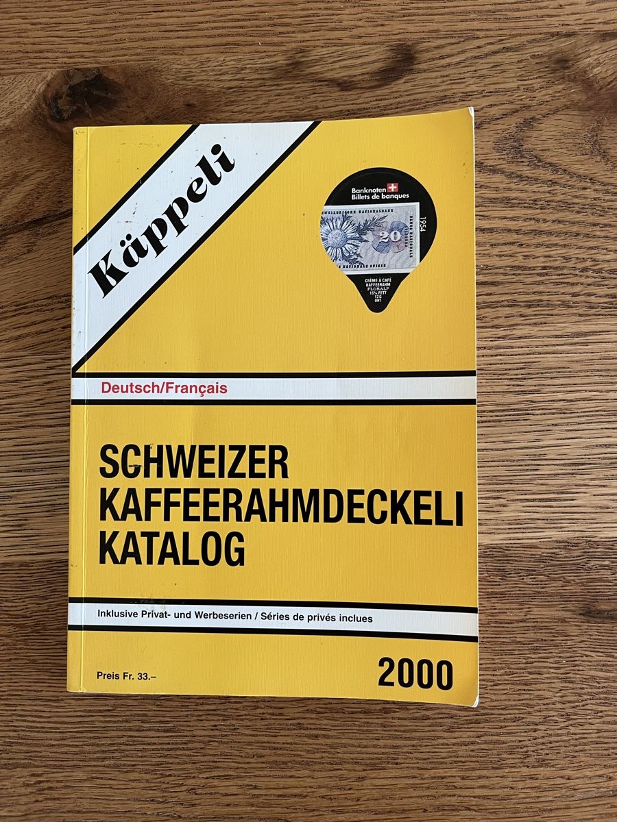 Opercules: Kaffeerahmdeckeli Kataloge – D'occasion à Schliern b. Köniz par medion3098 1