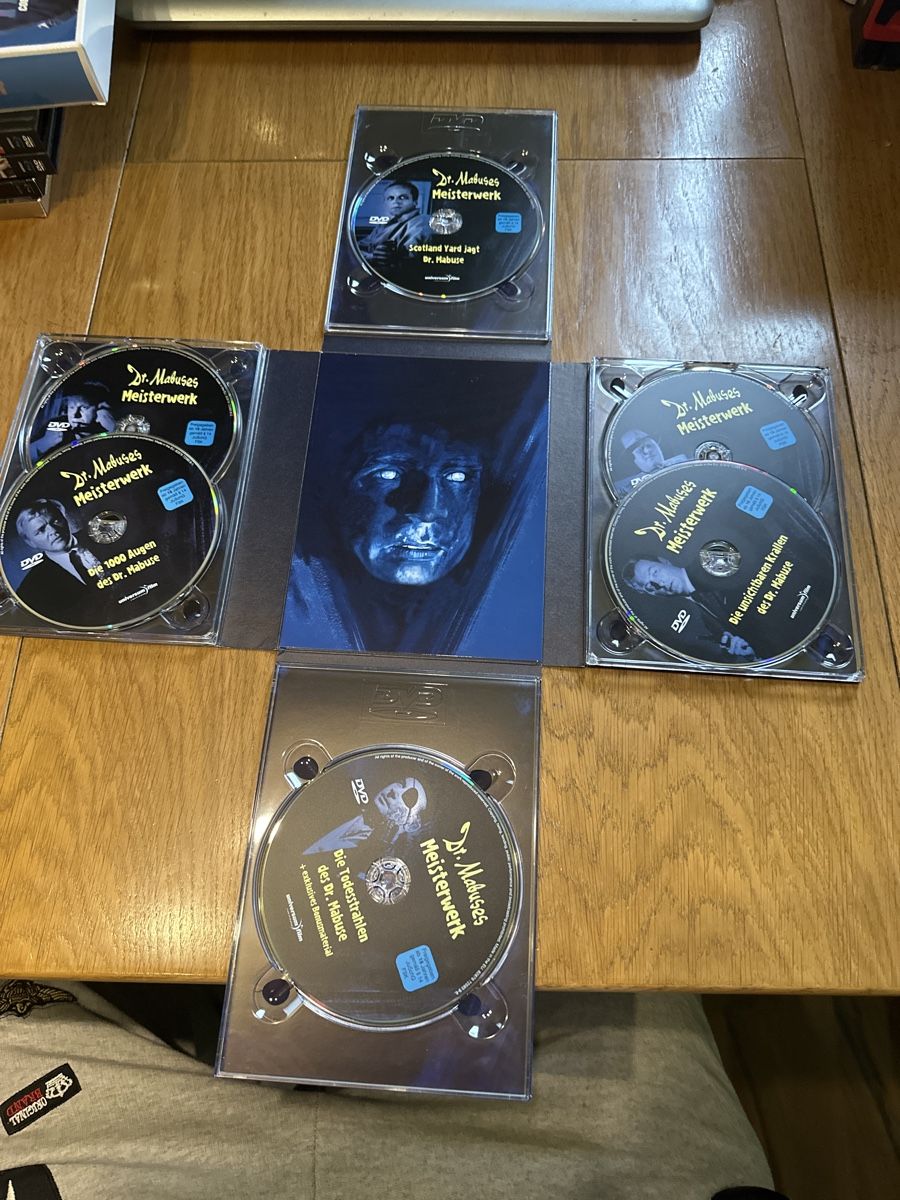 Tutti i DVDs: Dr. Mabuses Meisterwerk, psycho 1-4 DVD Box – Usato da Benken ZH venduto da Audi-erich 3