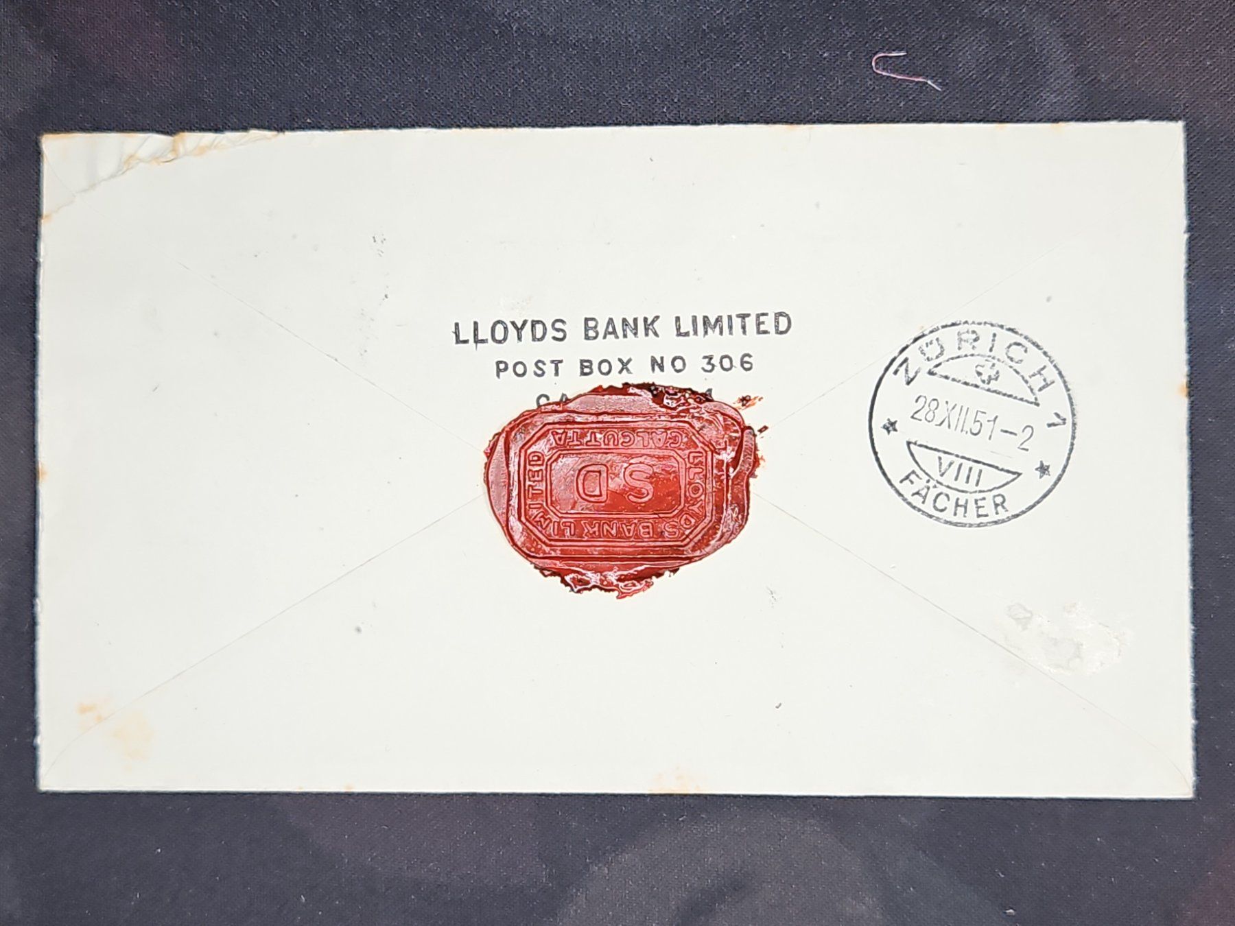 Tutti i francobolli: CL25 Enveloppe + Timbre Inde 1951 – Usato da Cousset venduto da Patrick_Collections 1