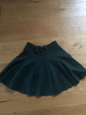 MINIJUPE in VELOURSOPTIK TALLY WEJL S dunkelgrün