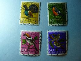 1968 Pro Juventute Einheimische Vögel ET Vollstempel Reinach