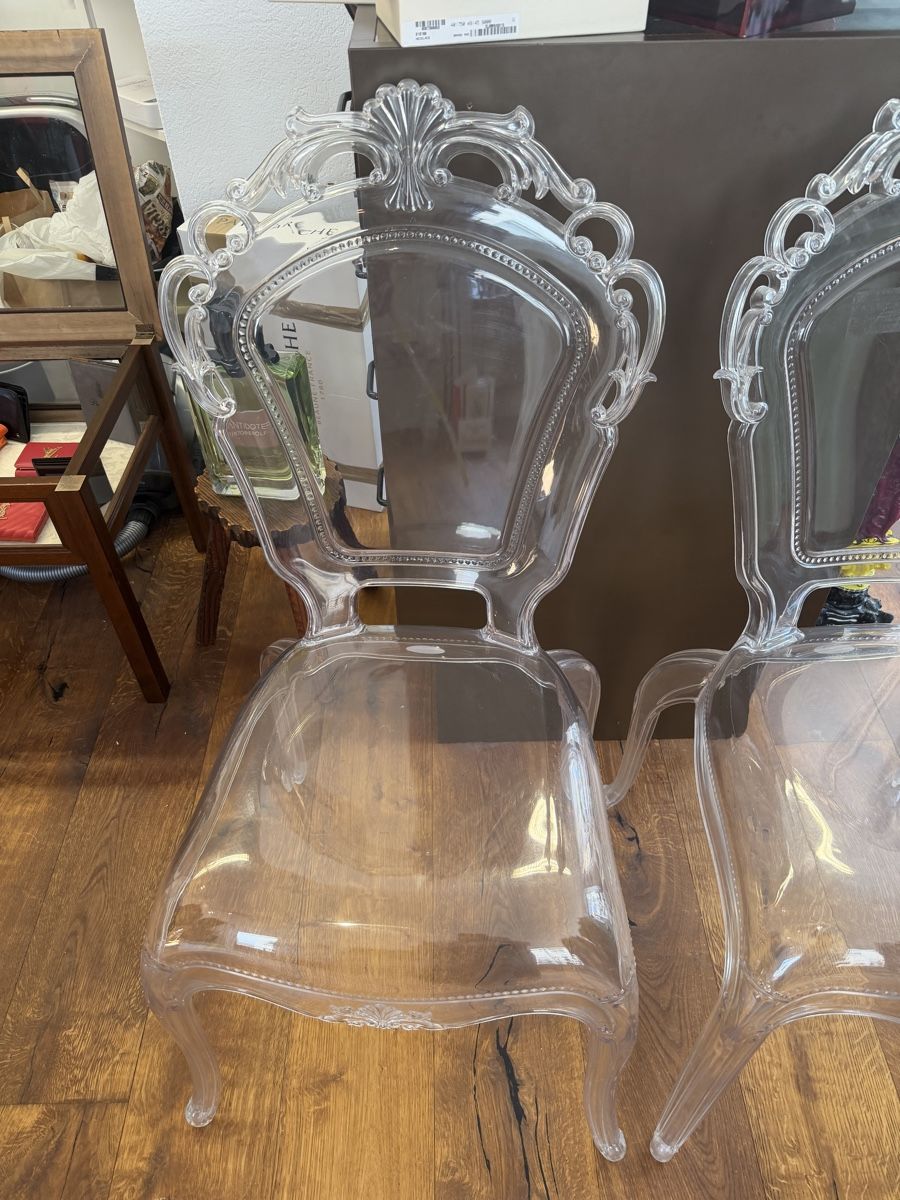 Sedie: Baci Milano Barock Stühle transparent 2er Set Design – Usato da Andermatt venduto da Diadiusdiana 1