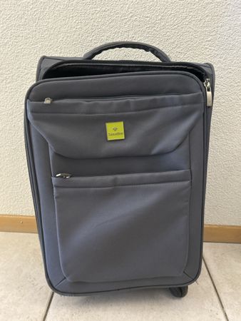 Grauer Handkoffer