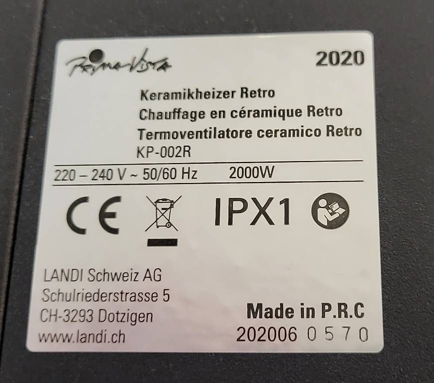 Radiatori: Keramik-Heizlüfter - Retro – Usato da Wangen SZ venduto da daslohntsich 1
