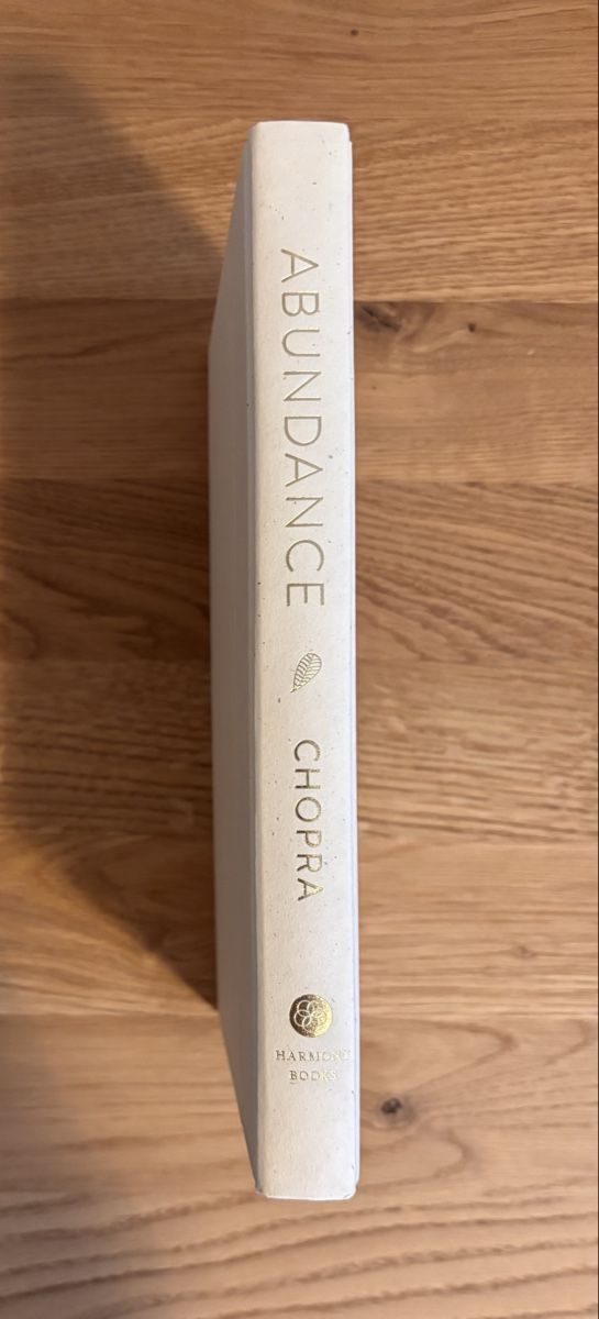 Libri: Abundance: The Inner Path to Wealth Book by Deepak Chopra – Nuovo (secondo la descrizione) da Kilchberg ZH venduto da ben_pc68 3