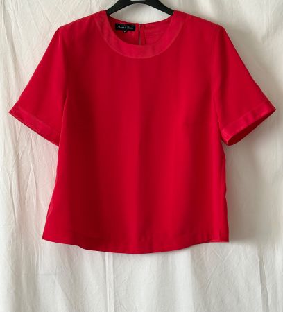 Kurzarm-Shirt rot (Anna v. Braun), Grösse 44