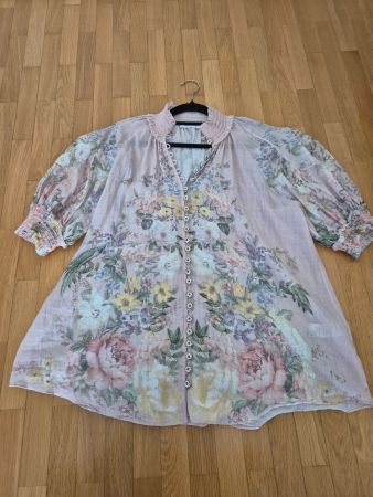 ZIMMERMANN Waverly Bluse mit Blumen-Print