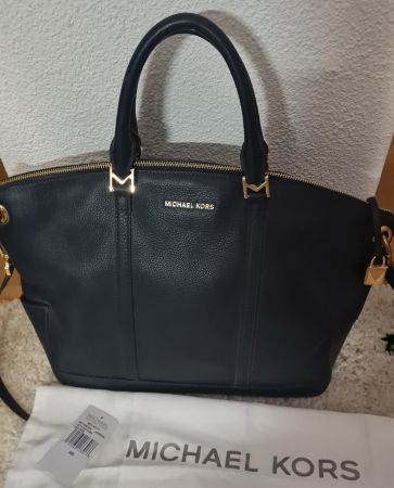 Ledertasche Michael Kors in der Farbe admiral