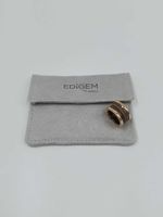 BVLGARI "B ZERO" 3 BAND BRAUNER MARMOR RING