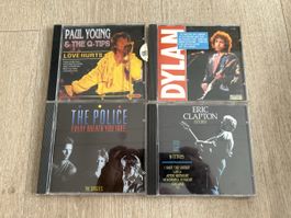 Lot 4 CD Paul Young Bob Dylan The Police Eric Clapton
