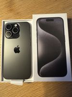Neuwertiges iPhone 15 Pro, 128GB, Titan Schwarz- Top Zustand