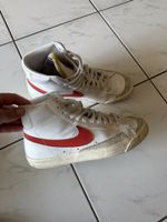 Nike Blazer Mid Herren Turnschuhe weiss rot Grösse 43